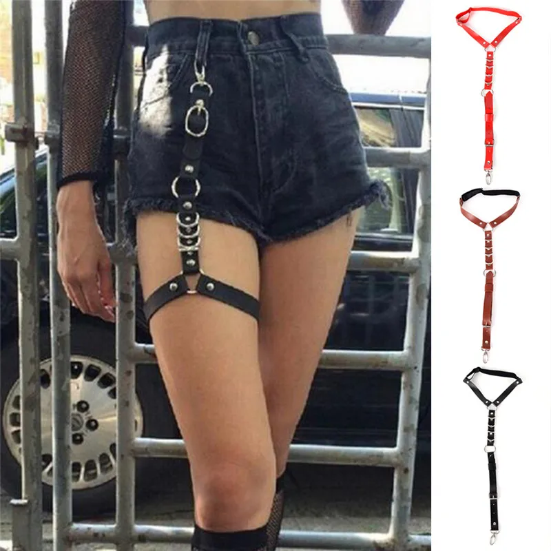 Handmade Sock Garter Unisex Men Women New Fashion Harajuku Single Strap Clip Leather Punk Suspender Hook Adjustable Leg Ring
Handmade Sock Garter Unisex Men Women New Fashion Harajuku Single Strap Clip Leather Punk Suspender Hook Adjustable Leg Ring