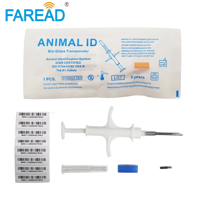 134.2Khz Bioglass Injector Implant Rfid Veterinary Syringe Transponder Chip for Fish Arowana Identifier Wholesale 10pcs 1.4x8mm
134.2Khz Bioglass Injector Implant Rfid Veterinary Syringe Transponder Chip for Fish Arowana Identifier Wholesale 10pcs 1.4x8mm