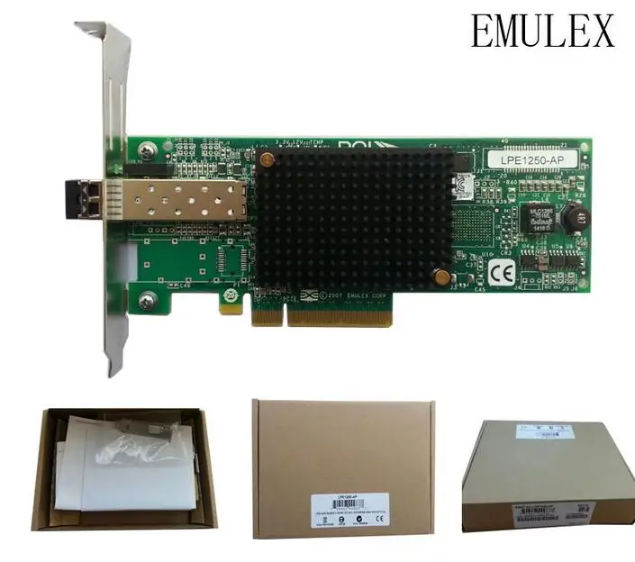 RaidStorage Avago Emulex LPe 1250 8GFC PCIe Gen2 x8 Short Wave Optical LC SFP+ 8Gb Single-port HBA Card
RaidStorage Avago Emulex LPe 1250 8GFC PCIe Gen2 x8 Short Wave Optical LC SFP+ 8Gb Single-port HBA Card