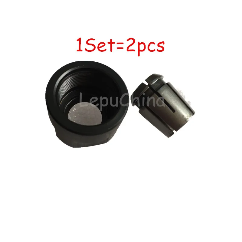 

2sets Router Collet Cone Nut Replacement for MAKITA 3612Y 3612 3612T 3612CY 3612C 3612CT 3612BR 3612 3600H 763629-0 763622-4