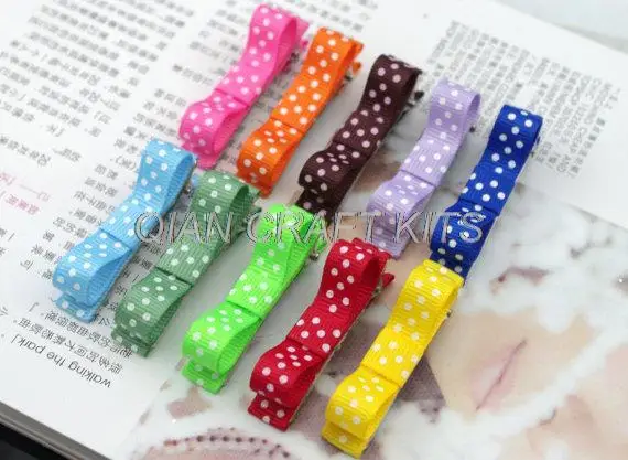 set of 20pcs Dots Hair Clips Baby Hair Clips Kids clips multi color mixed 50mm polka dots grosgrain or satin ribbon
set of 20pcs Dots Hair Clips Baby Hair Clips Kids clips multi color mixed 50mm polka dots grosgrain or satin ribbon