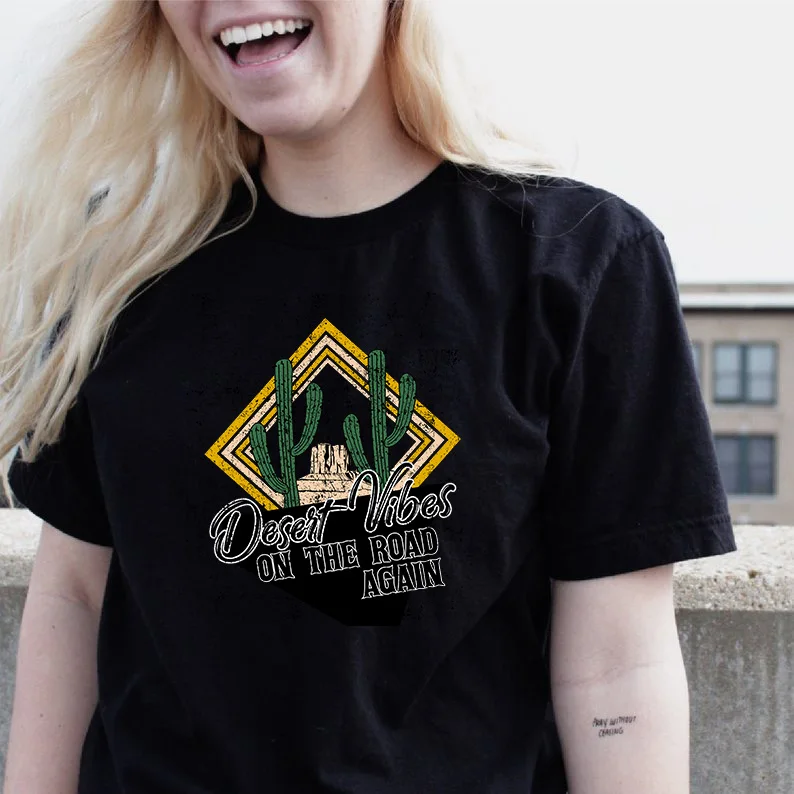 Vibes Tshirt Cactus Printed Women's T-Shirt Harajuku Summer Female Top Tee For Lady Girl Round neck T-shirts Hipster Tumblr
Vibes Tshirt Cactus Printed Women's T-Shirt Harajuku Summer Female Top Tee For Lady Girl Round neck T-shirts Hipster Tumblr