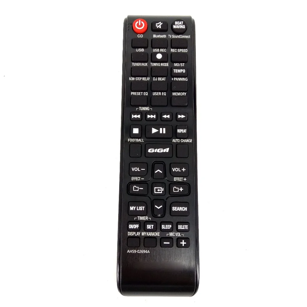 Новый оригинальный пульт дистанционного управления для Samsung AH59-02694A подходит для Giga Sound MX-JS8000 MX-JS9500 CD Fernbedienung Бесплатная доставка
Новый оригинальный пульт дистанционного управления для Samsung AH59-02694A подходит для Giga Sound MX-JS8000 MX-JS9500 CD Fernbedienung Бесплатная доставка