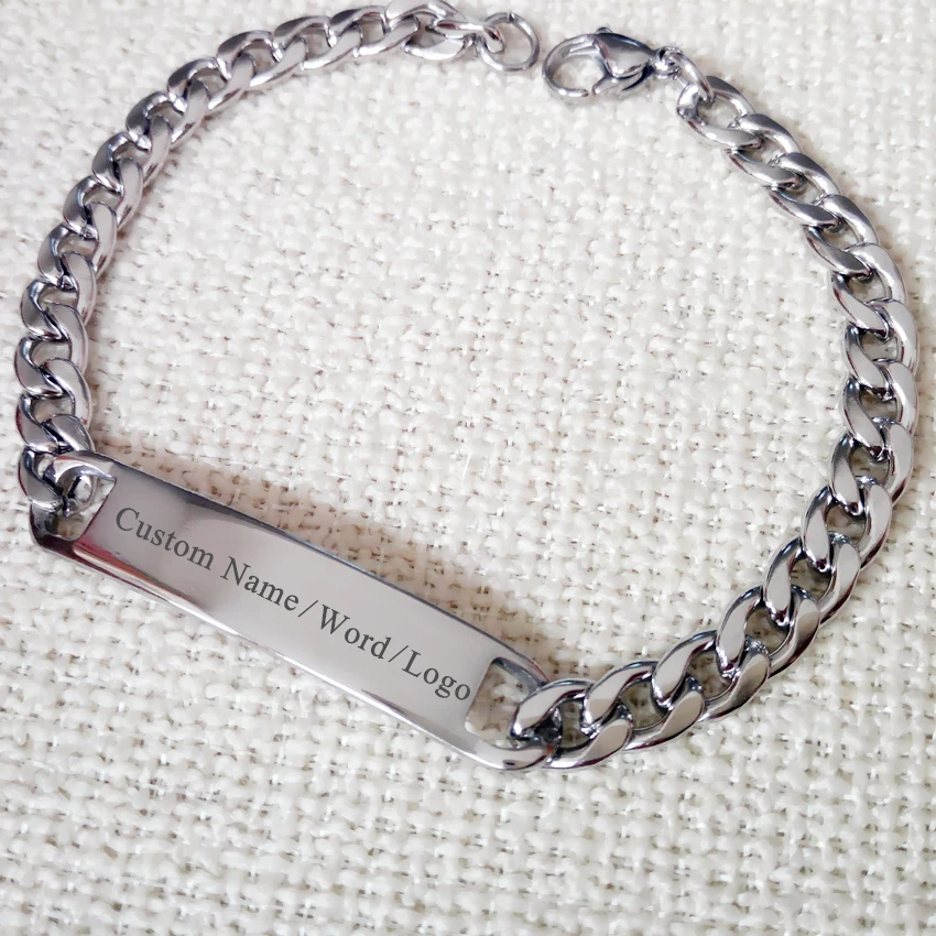 Personalized Custom Name Engraved Cowboy Men Bracelet,Customize Words 316 Stainless Steel Bracelet Women Clothing Accessori
Personalized Custom Name Engraved Cowboy Men Bracelet,Customize Words 316 Stainless Steel Bracelet Women Clothing Accessori