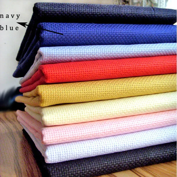 Top Quality 14CT 11CT 18CT embroidery cross stitch aida canvas fabric navy blue pink color-9 150-100cm
Top Quality 14CT 11CT 18CT embroidery cross stitch aida canvas fabric navy blue pink color-9 150-100cm