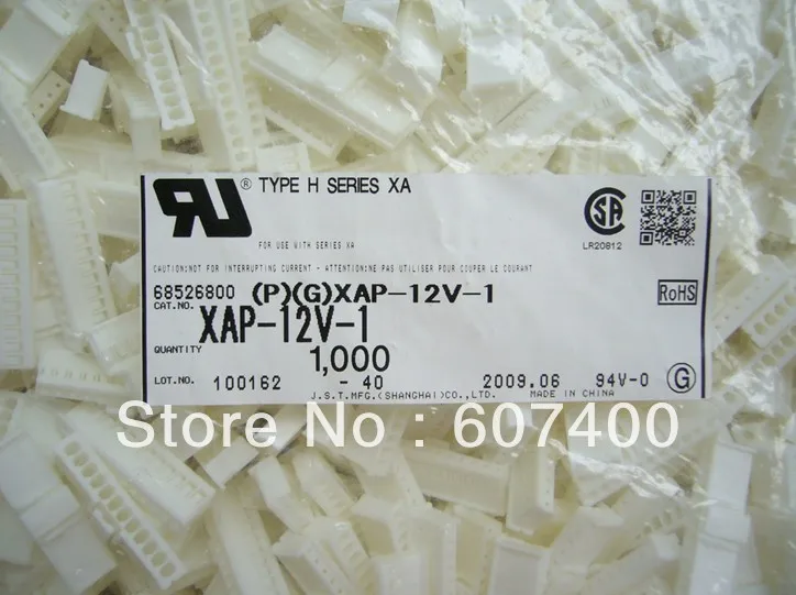 XAP-12V-1 CONN XA HOUSING 12 POS 2.5MM JST Connectors terminals housings 100% new parts
XAP-12V-1 CONN XA HOUSING 12 POS 2.5MM JST Connectors terminals housings 100% new parts