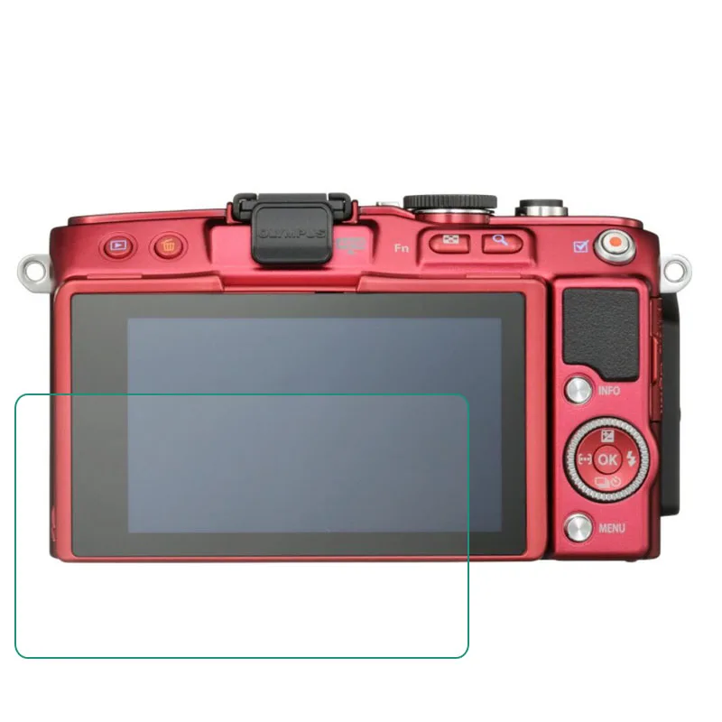 Tempered Glass Protector for Olympus PEN E-PL6 E-PL5 E-PM2 EPL6/EPL5/EPM2 TG870 TG860 TG850 Camera Screen Protective Film Cover
Tempered Glass Protector for Olympus PEN E-PL6 E-PL5 E-PM2 EPL6/EPL5/EPM2 TG870 TG860 TG850 Camera Screen Protective Film Cover