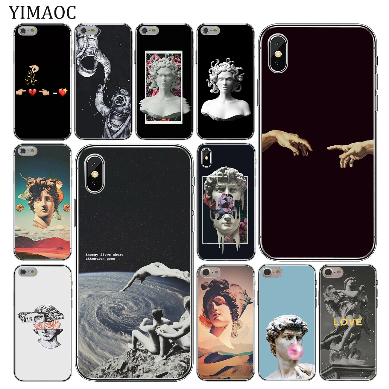 YIMAOC определенно не история любви estatuas griegas Мягкий силиконовый чехол для iPhone 11 Pro X