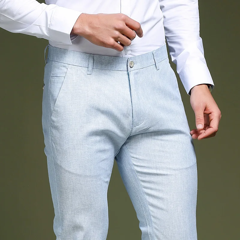 2020 Spring and Summer New Men's Business Casual pants Men's Fashion Straight Suit pants Size 29-33 34 35 36 38
2020 Spring and Summer New Men's Business Casual pants Men's Fashion Straight Suit pants Size 29-33 34 35 36 38
