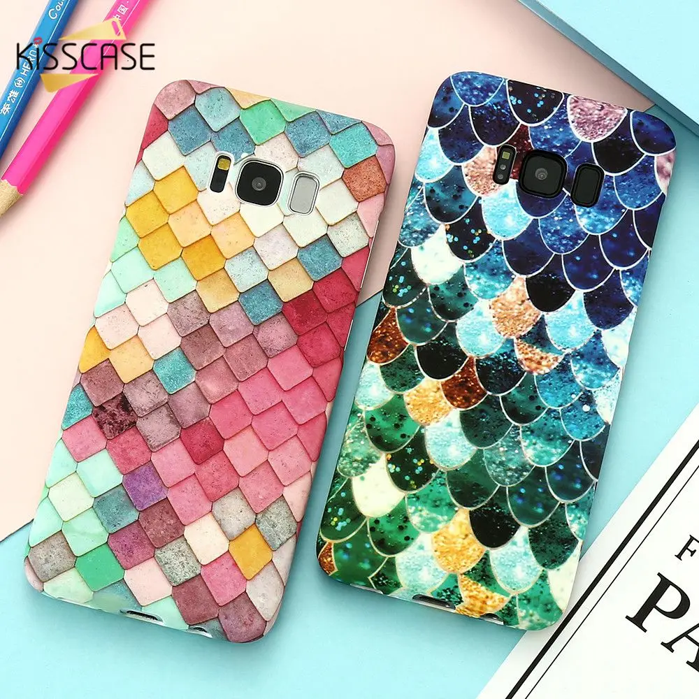 Светящийся чехол KISSCASE для Samsung Galaxy Note 10 S9 j5 j7 J6 J8 2018 цветной 3D A8 A7 A9 note 9 S7|Бамперы| |