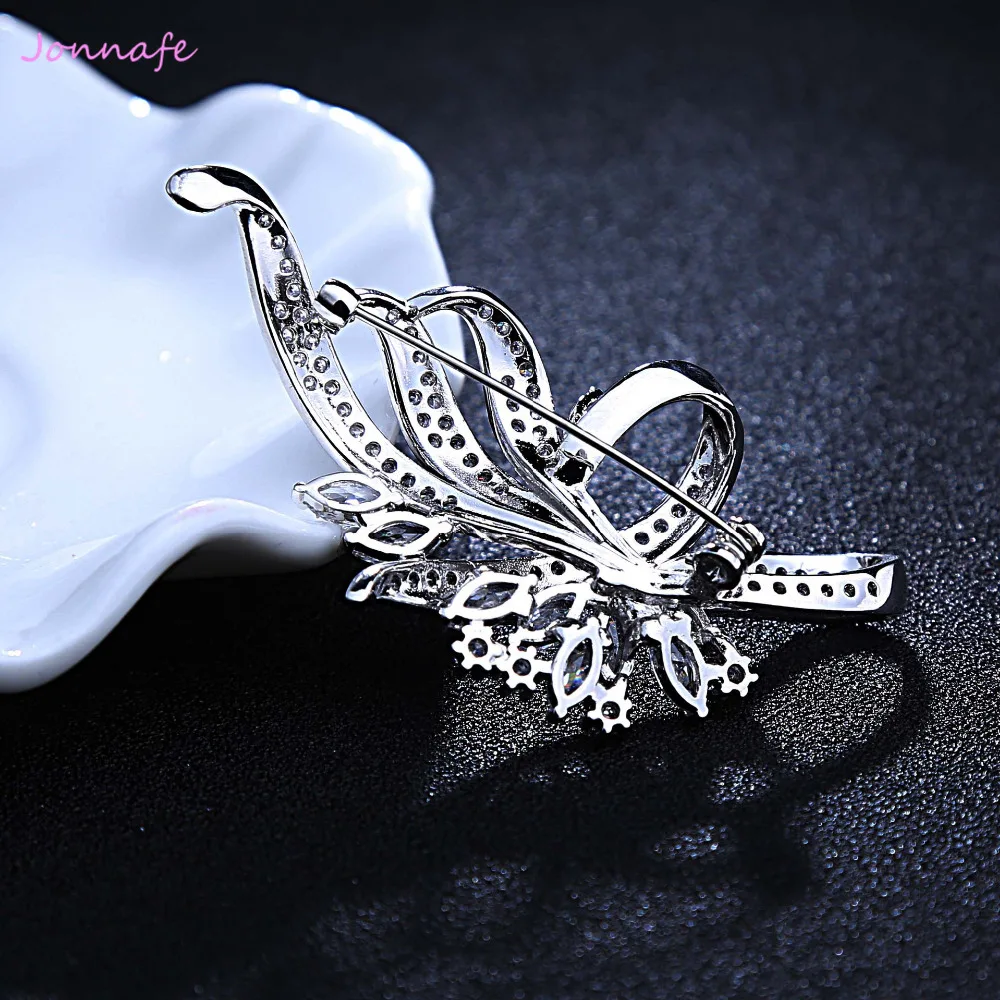 Jonnafe Fashion Zirconia Brooches Pins Jewelry for Women Girl Prom Dresses Wedding Bridal Brooch Accessories
Jonnafe Fashion Zirconia Brooches Pins Jewelry for Women Girl Prom Dresses Wedding Bridal Brooch Accessories