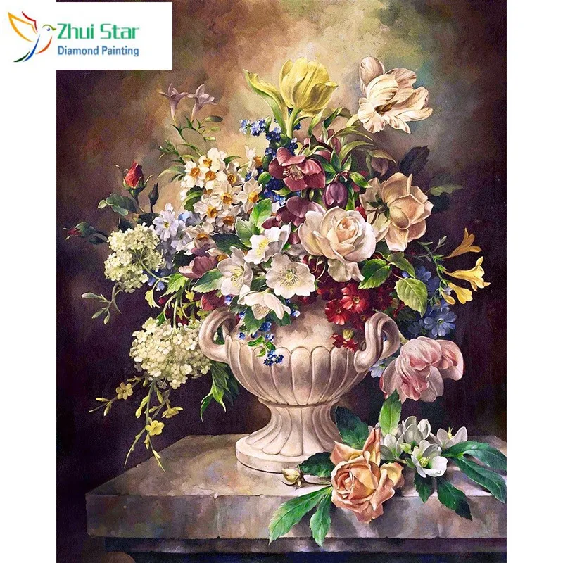 Zhui Star 5D DIY full Square drill Diamond painting Cross stitch Still life flower Rhinestone embroidery Mosaic decor gift zx
Zhui Star 5D DIY full Square drill Diamond painting Cross stitch Still life flower Rhinestone embroidery Mosaic decor gift zx