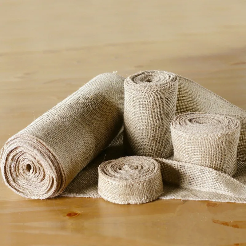 5 yard 2.5-15cm Jute Burlap Ribbon Natural Hemp Ribbon DIY Bag Material Wedding Party Crafts Decorative 5BB5717
5 yard 2.5-15cm Jute Burlap Ribbon Natural Hemp Ribbon DIY Bag Material Wedding Party Crafts Decorative 5BB5717