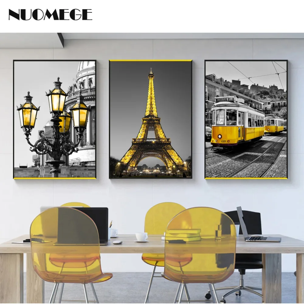 Nordic Landscape Canvas Painting Print Yellow Tower Streetlight Tram Wall Art Picture Triple Black And White Posters Home Decor
Nordic Landscape Canvas Painting Print Yellow Tower Streetlight Tram Wall Art Picture Triple Black And White Posters Home Decor