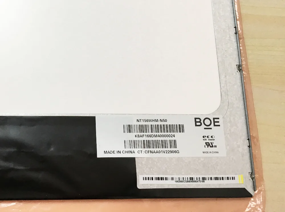 15,6 "HD ноутбук ЖК-экран дисплей NT156WHM-N50 NT156WHM N50 1366X768 LVDS 40PIN для BOE06D3 Глянцевая Замена
15,6 "HD ноутбук ЖК-экран дисплей NT156WHM-N50 NT156WHM N50 1366X768 LVDS 40PIN для BOE06D3 Глянцевая Замена