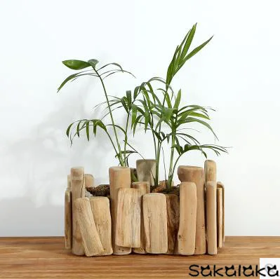 2pcs creative handmade wooden tabletop flower pots pastoral mini pine flowerpot home decoration
2pcs creative handmade wooden tabletop flower pots pastoral mini pine flowerpot home decoration