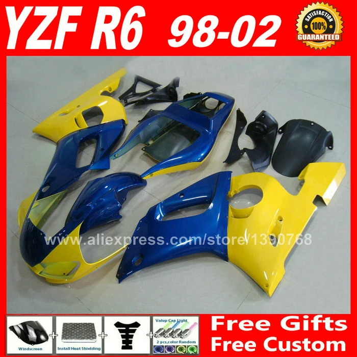 Обтекатели подходят для YAMAHA R6 1998 1999 2000 2001 2002 желтый синий пластиковые детали 98 99 00 01 02 комплекты обтекателей O9G3
Обтекатели подходят для YAMAHA R6 1998 1999 2000 2001 2002 желтый синий пластиковые детали 98 99 00 01 02 комплекты обтекателей O9G3