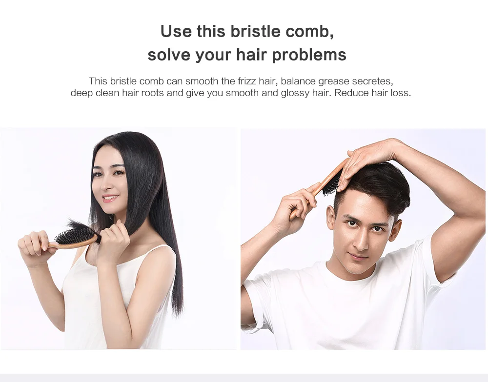 Bristle Air Cushion Massage Comb from Xiaomi Youpin 1pc Anti-Static Hair Brush Boar Bristle Massage Air Cushion Comb Hairdressin
Bristle Air Cushion Massage Comb from Xiaomi Youpin 1pc Anti-Static Hair Brush Boar Bristle Massage Air Cushion Comb Hairdressin