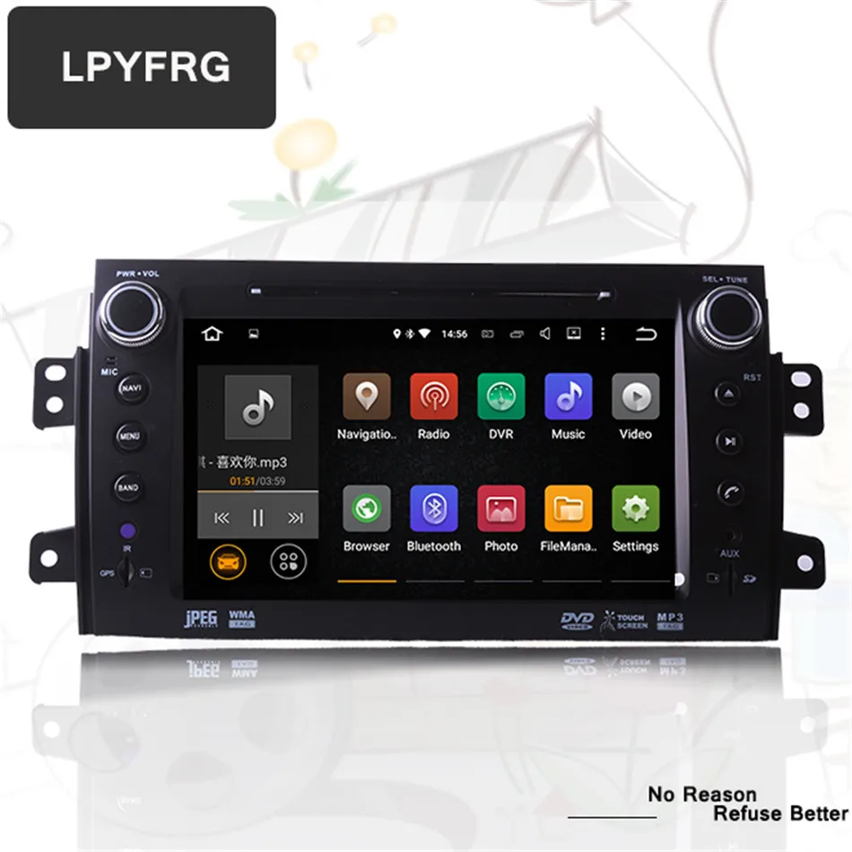 Автомобильный 2 din android GPS для Suzuki SX4 2006 2012 Авторадио Навигация головное устройство