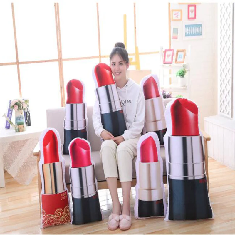 Creative Personality Lipstick Pillow Plush Doll Funny Pillow Girl Heart Plush Toy Valentine's Day Gift Home Decoration Gift
Creative Personality Lipstick Pillow Plush Doll Funny Pillow Girl Heart Plush Toy Valentine's Day Gift Home Decoration Gift