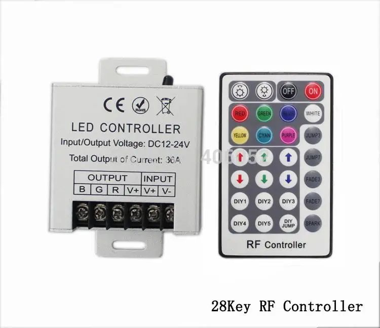 Светодиодный РЧ-контроллер RGB 30A 12 В 24 в 360 Вт 28key для rgb smd 5050 3528 Светодиодный светильник
Светодиодный РЧ-контроллер RGB 30A 12 В 24 в 360 Вт 28key для rgb smd 5050 3528 Светодиодный светильник