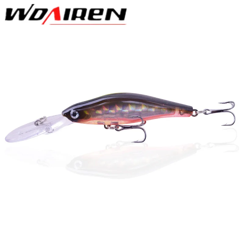 1Pcs laser Floating Minnow Fishing Lure Wobblers 9.5cm 6.9g Laser Hard Artificial Bait 3D Eyes Fishing Crankbait Pesca WD-063
1Pcs laser Floating Minnow Fishing Lure Wobblers 9.5cm 6.9g Laser Hard Artificial Bait 3D Eyes Fishing Crankbait Pesca WD-063