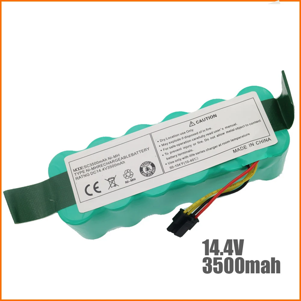 NI-MH 14.4V 3500mAh for panda X500 X600 High quality Battery for Ecovacs Mirror CR120 Vacuum cleaner Dibea X500 X580 battery 1
NI-MH 14.4V 3500mAh for panda X500 X600 High quality Battery for Ecovacs Mirror CR120 Vacuum cleaner Dibea X500 X580 battery 1