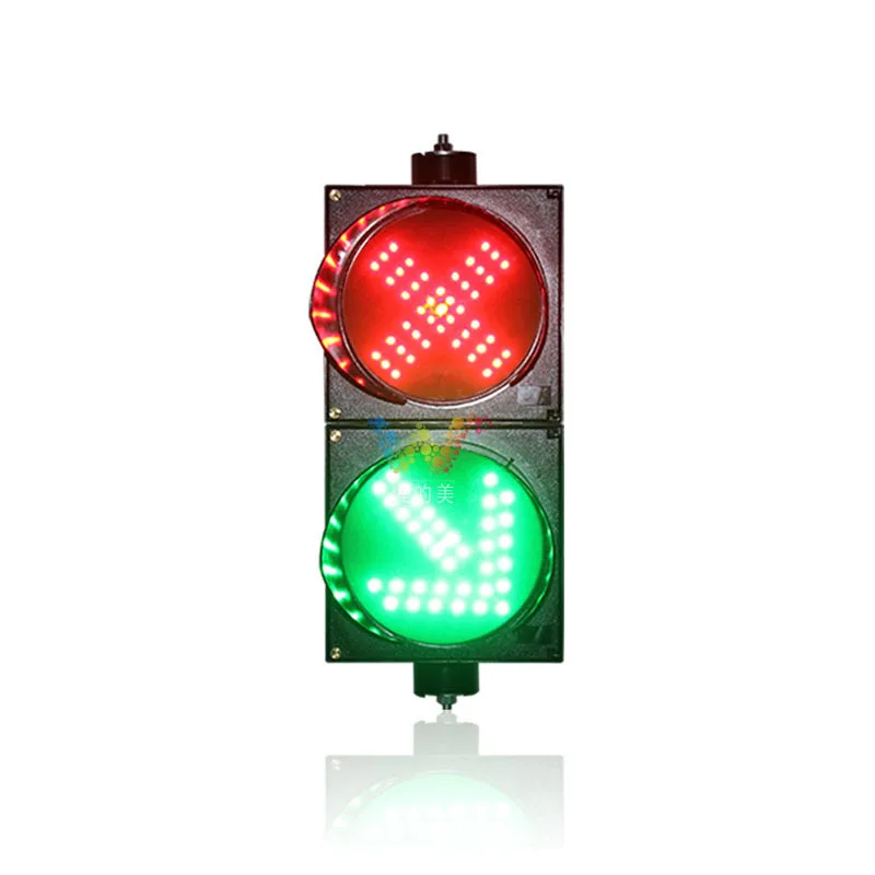 200 мм красный крест и Зеленая Стрела светодиодный модуль светофора|Светофор| |