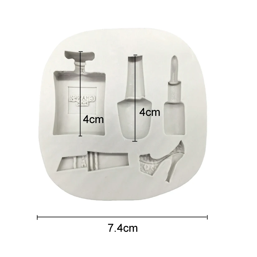 Wholesale 10 pcs/lot Perfume Lipstick High-heeled Shoes Silicone Fondant Cake Decorating Tools Cupcake Chocolate Molds
Wholesale 10 pcs/lot Perfume Lipstick High-heeled Shoes Silicone Fondant Cake Decorating Tools Cupcake Chocolate Molds
