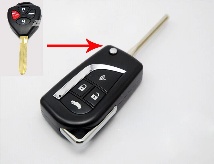 4 Buttons Modified Flip Folding Remote Key Case Shell For Toyota Camry Key Fob Cover + Free Shipping
4 Buttons Modified Flip Folding Remote Key Case Shell For Toyota Camry Key Fob Cover + Free Shipping