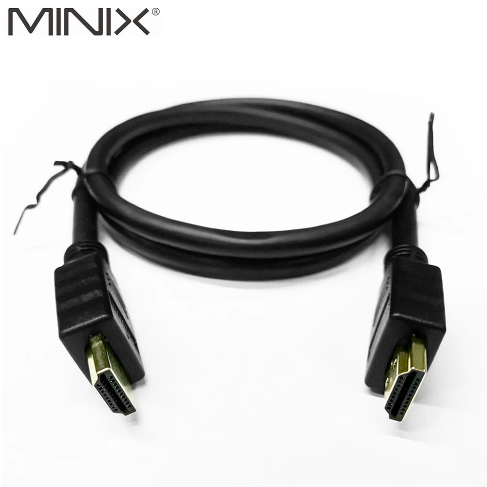 MINIX HDMI-Compatible Cable 2.0 4K 60Hz 1m video cables High Speed Cable Support HDMI-CEC, HDR
MINIX HDMI-Compatible Cable 2.0 4K 60Hz 1m video cables High Speed Cable Support HDMI-CEC, HDR