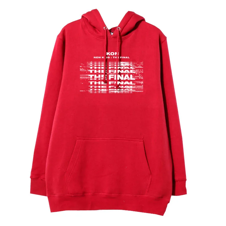 Kpop ikon album new kids the final same printing fleece/thin hoodies unisex loose autumn winter k-pop pullover sweatshirt
Kpop ikon album new kids the final same printing fleece/thin hoodies unisex loose autumn winter k-pop pullover sweatshirt