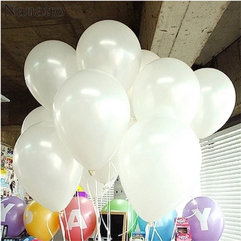 20pcs/Lot 10inch Cute White latex balloon For wedding decoration Pearl Helium Balloon Kids Birthday Party Event Decoration
20pcs/Lot 10inch Cute White latex balloon For wedding decoration Pearl Helium Balloon Kids Birthday Party Event Decoration