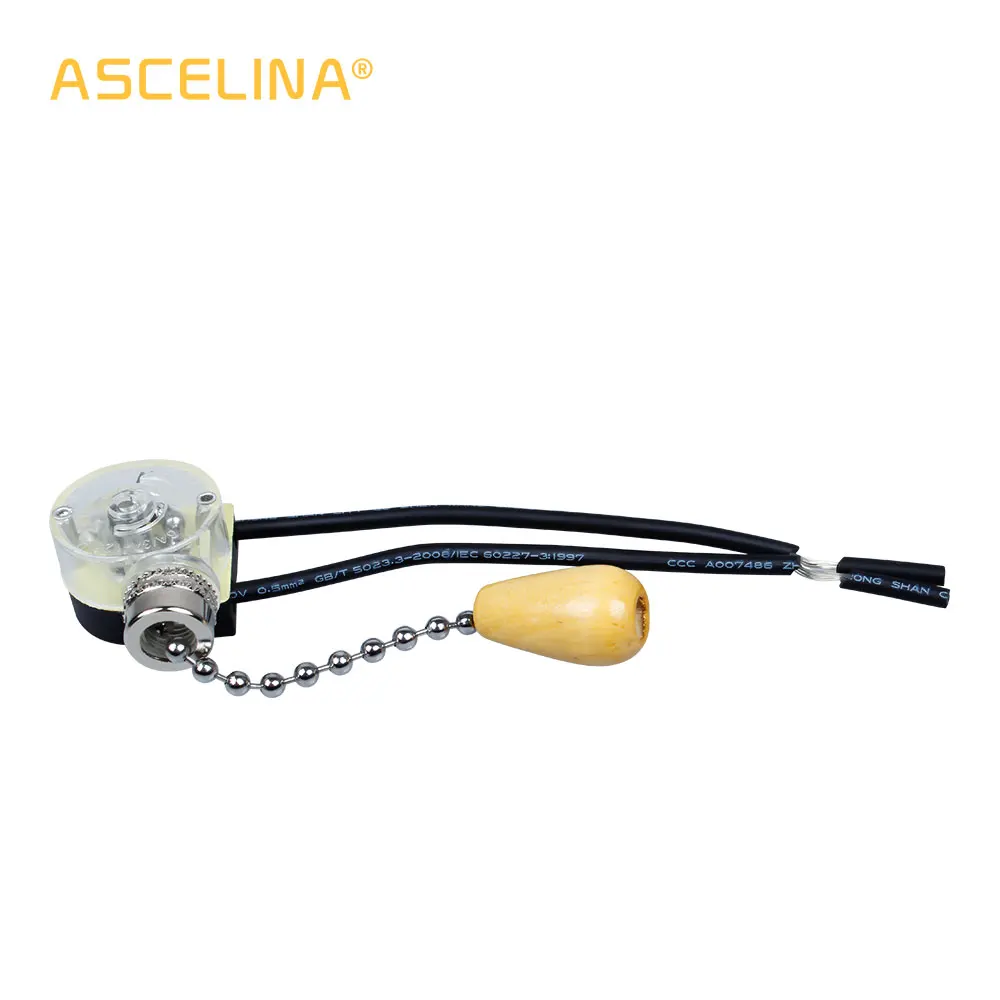 Momentary Action 1Ps 3A 250VAC Ceiling Fan Two Wires Light Pull Chain Switch push in wire connectors starter led controle
Momentary Action 1Ps 3A 250VAC Ceiling Fan Two Wires Light Pull Chain Switch push in wire connectors starter led controle