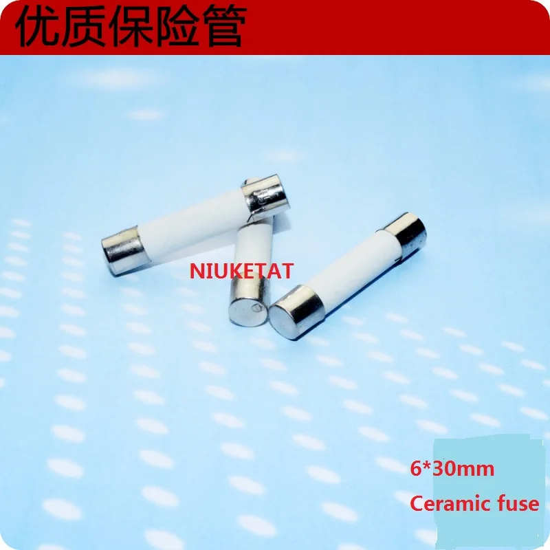 100pcs 6*30mm 1A 250V Ceramic fuse 6*30 1A 250V Ceramic New and original Free shipping
100pcs 6*30mm 1A 250V Ceramic fuse 6*30 1A 250V Ceramic New and original Free shipping