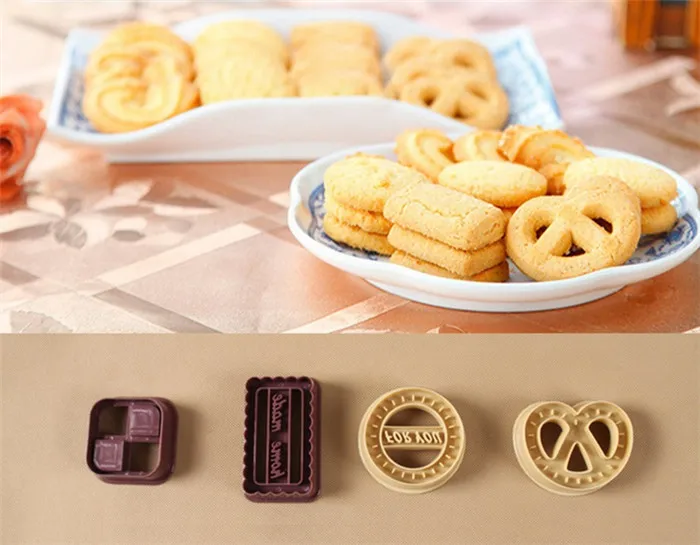 Cookie Shape 4-cavity Plastic Mold Fondant Paste 4 kinds Patterns Pressing Cupcake Decorating Cookie Stamps Chocolate Gum Paste
Cookie Shape 4-cavity Plastic Mold Fondant Paste 4 kinds Patterns Pressing Cupcake Decorating Cookie Stamps Chocolate Gum Paste