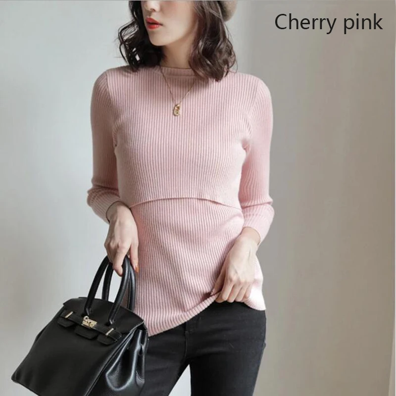 Pregnant Nursing Sweater Maternity Tops Long Sleeves Breastfeeding Clothes Winter Maternity Sweaters Womens A187
Pregnant Nursing Sweater Maternity Tops Long Sleeves Breastfeeding Clothes Winter Maternity Sweaters Womens A187