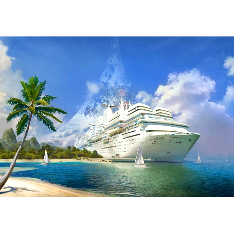 Full Square/Round Drill 5D DIY Diamond Painting "seaside ship" 3D Embroidery Cross Stitch 5D Rhinestone Home Decor Gift
Full Square/Round Drill 5D DIY Diamond Painting "seaside ship" 3D Embroidery Cross Stitch 5D Rhinestone Home Decor Gift