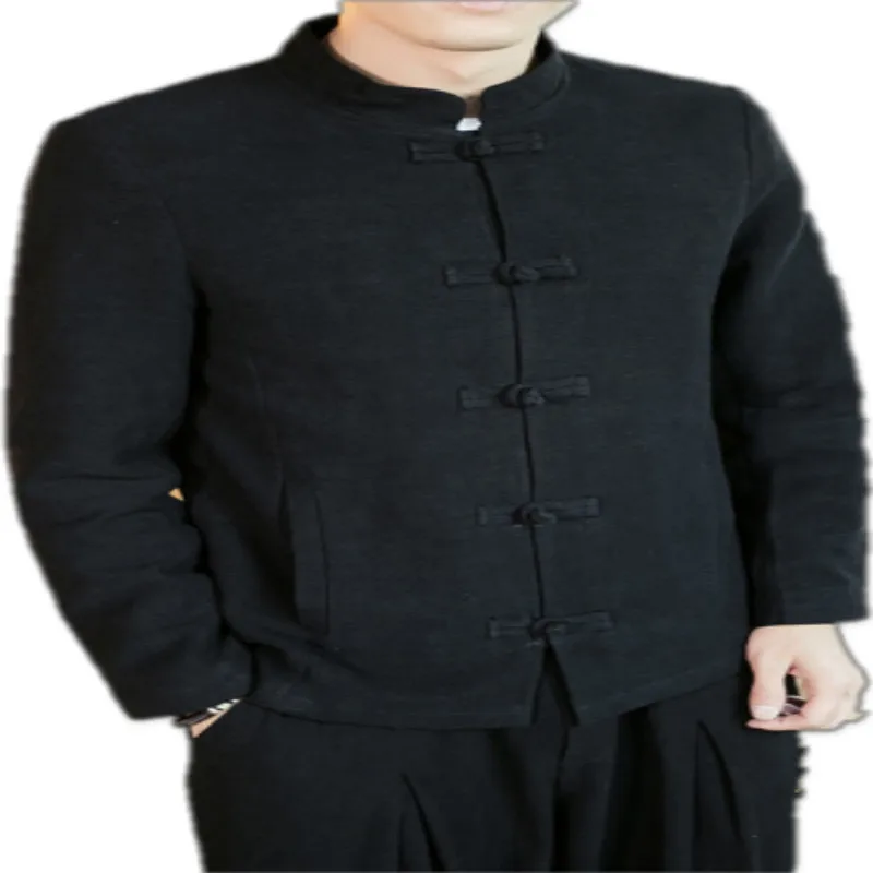 Loldeal Chinese Collar Black Style 2019 Spring New Tang Suit Vintage Jacket Fashion High Quality Casual Solid Linen Coat Large
Loldeal Chinese Collar Black Style 2019 Spring New Tang Suit Vintage Jacket Fashion High Quality Casual Solid Linen Coat Large
