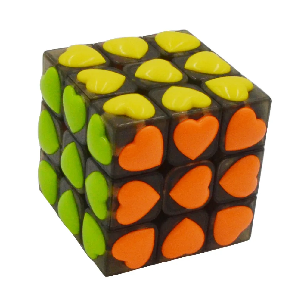 YONGJUN 3*3*3 Love Design Magic IQ Cube Speed Puzzle Antistress Cube Educational Toys for Adults Children with Bracket - 62mm
YONGJUN 3*3*3 Love Design Magic IQ Cube Speed Puzzle Antistress Cube Educational Toys for Adults Children with Bracket - 62mm