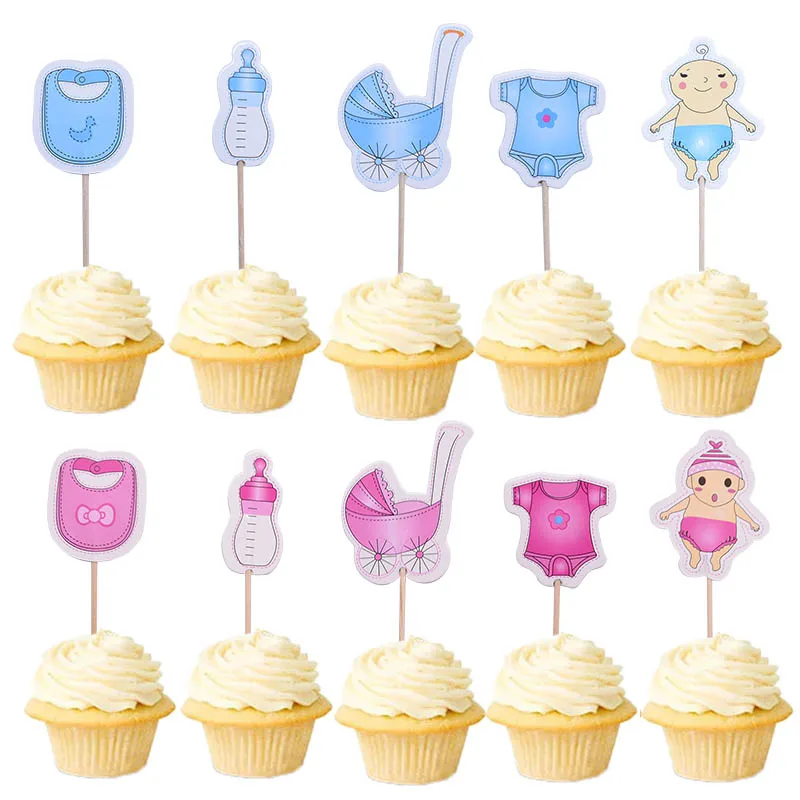 20Pcs/lot Baby Shower Cupcake Toppers BabyShower Boy Girl Christening Kids Birthday Party Favors Cake Decorations Supplies
20Pcs/lot Baby Shower Cupcake Toppers BabyShower Boy Girl Christening Kids Birthday Party Favors Cake Decorations Supplies