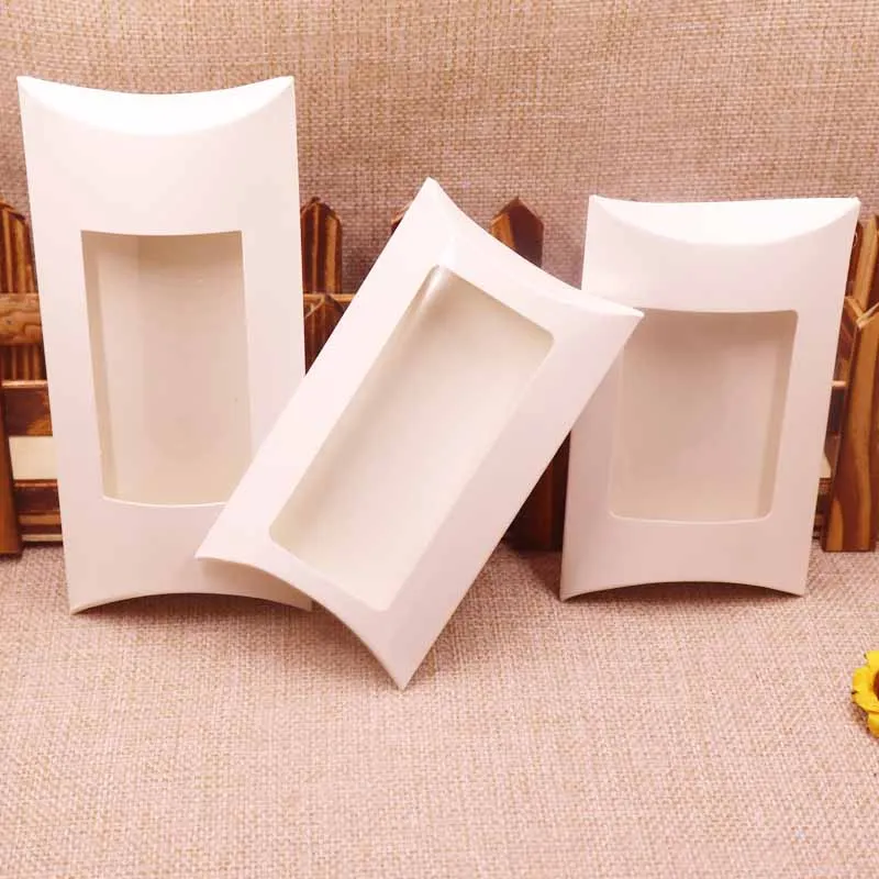 50Pcs new style DIY Clear Kraft Paper window Pillow Box 12.5x8x2cm /12.5x7x2cm/ 16x7.8x2.4cm Black /Kraft/Black Pvc Clear Box
50Pcs new style DIY Clear Kraft Paper window Pillow Box 12.5x8x2cm /12.5x7x2cm/ 16x7.8x2.4cm Black /Kraft/Black Pvc Clear Box