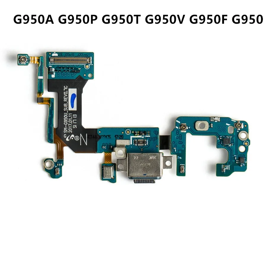 Запасные части оригинальный гибкий кабель USB для зарядки Samsung Galaxy S8 SM G950A G950P G950T G950V