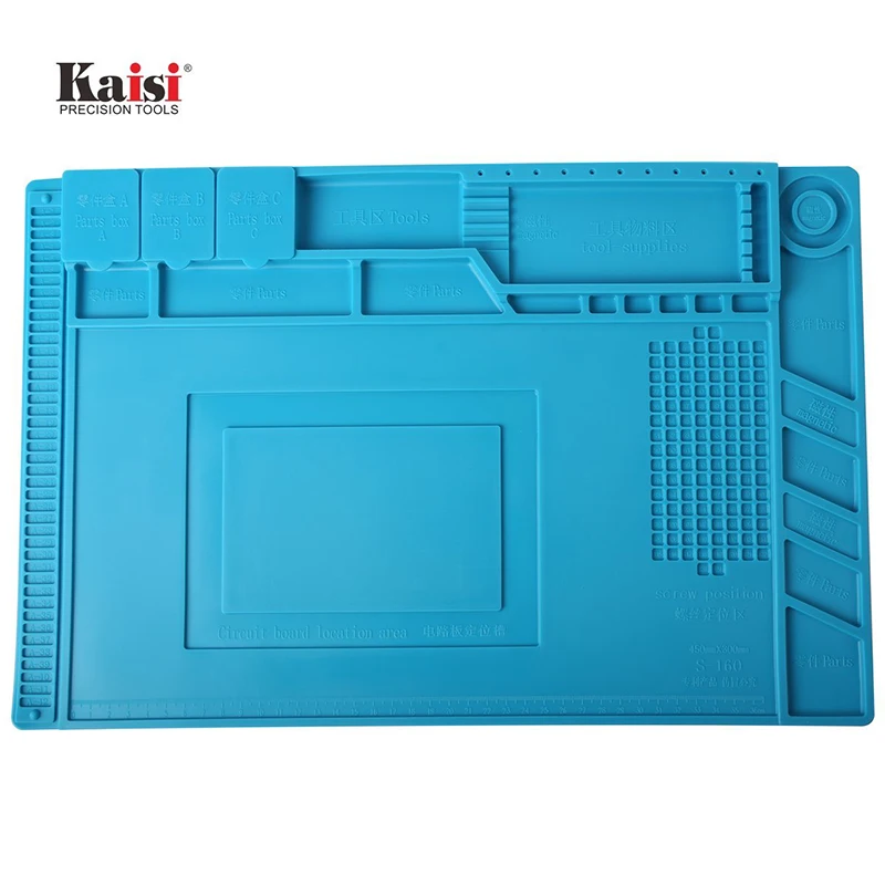45x30cm Magnetic Heat-resistant Soldering Mat Silicone Heat Gun BGA Soldering Station Insulation Pad Repair Tools For Mobile
45x30cm Magnetic Heat-resistant Soldering Mat Silicone Heat Gun BGA Soldering Station Insulation Pad Repair Tools For Mobile