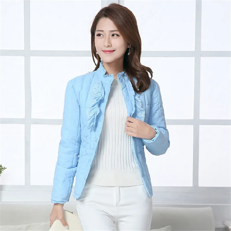Women Parkas Autumn Winter Plus Size 3Xl 4Xl Warm Cotton Padded Short Coat New Fashion Slim Lace Single Breasted Outerwear A3444
Women Parkas Autumn Winter Plus Size 3Xl 4Xl Warm Cotton Padded Short Coat New Fashion Slim Lace Single Breasted Outerwear A3444