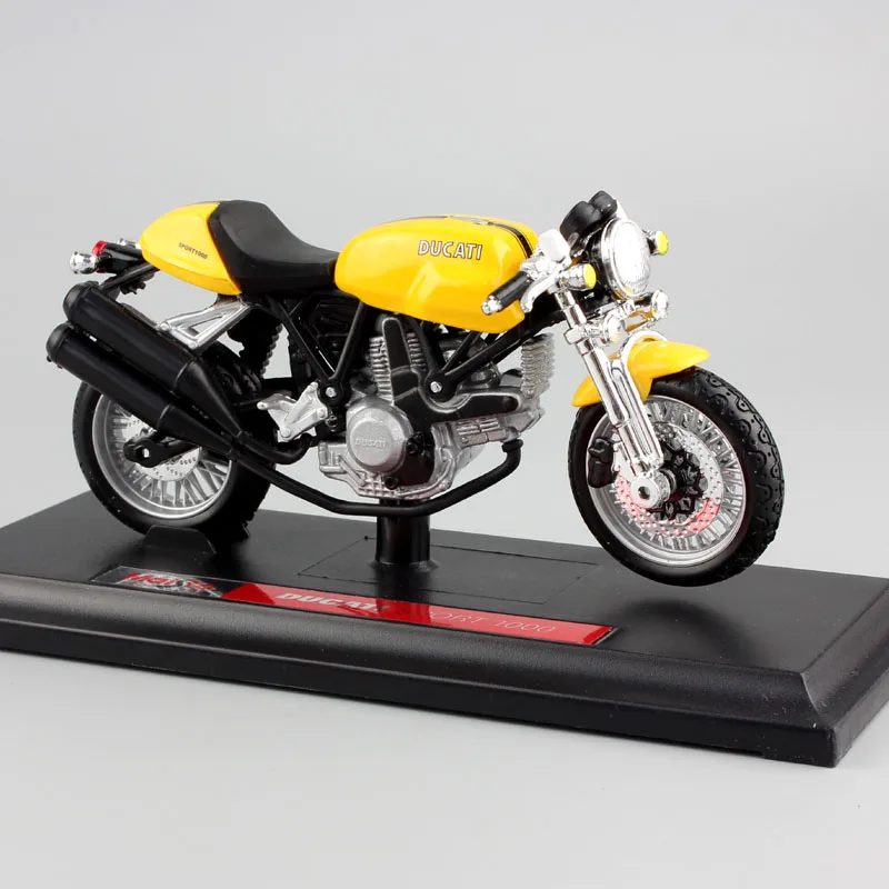 Модель автомобиля Ducati Sport 1000 в масштабе 1:18, металлическая, отлитная под давлением
Модель автомобиля Ducati Sport 1000 в масштабе 1:18, металлическая, отлитная под давлением