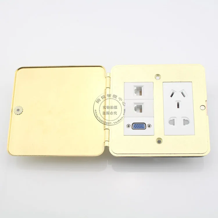 Floor Socket Network RJ45 Cat5e & VGA & RJ11 Cat3 Telephone & Five Hole Power Socket Faceplate Outlet
Floor Socket Network RJ45 Cat5e & VGA & RJ11 Cat3 Telephone & Five Hole Power Socket Faceplate Outlet