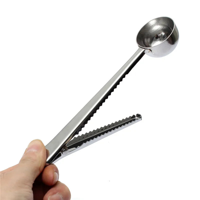 1pcs Stainless Steel Coffee Measuring Scoop With Bag Clip Sealing Tea Measuring Spoon Kitchen Tool Coffee Scoop Spoon
1pcs Stainless Steel Coffee Measuring Scoop With Bag Clip Sealing Tea Measuring Spoon Kitchen Tool Coffee Scoop Spoon