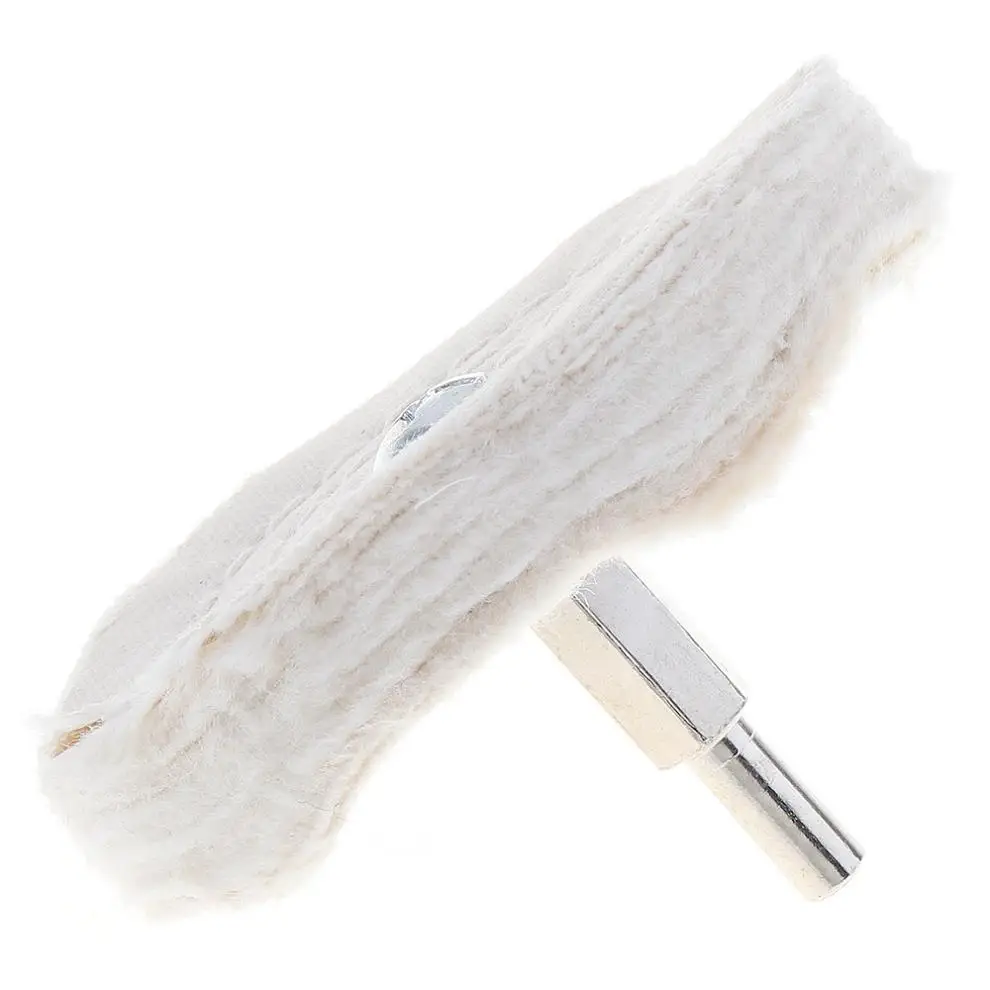 T-shaped White Cloth Polishing Wheel Mirror Polishing Buffer Cotton Pad with 6mm Shank Diameter for Surface Polishing / Grinding
T-shaped White Cloth Polishing Wheel Mirror Polishing Buffer Cotton Pad with 6mm Shank Diameter for Surface Polishing / Grinding