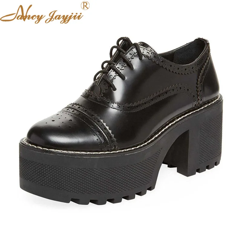 Black Bullock High Platform Super High Chunky Heels 2021 Women’S Patent Leather Novelty Pumps Female Office Party Lace Up Shoes
Black Bullock High Platform Super High Chunky Heels 2021 Women’S Patent Leather Novelty Pumps Female Office Party Lace Up Shoes